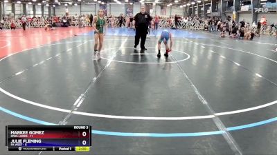 70 lbs Rd# 3- 11:30am Friday - Julie Fleming, PA WEST vs Markee Gomez, Iowa Ladies