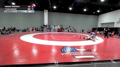 120 lbs Vincent DeMarco, Illinois Freestyle vs Tyler Cooper, Team Michigan - Red