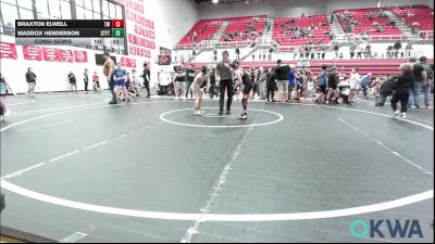 80 lbs Consolation - BRAXTON ELWELL, Tuttle Wrestling vs Maddox Henderson, Standfast