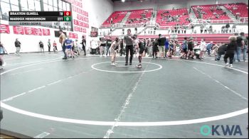 80 lbs Consolation - BRAXTON ELWELL, Tuttle Wrestling vs Maddox Henderson, Standfast