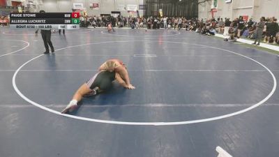 155 lbs Cons. Sub-rd Of 16 - Paige Stowe, Maw vs Allegra Luckritz, Sebolt Women's Wrestling