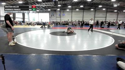 95 lbs Rr Rnd 1 - Brayden Miller, Iron Faith Gold - EL vs Dominico Franco, Iron Horse - EL