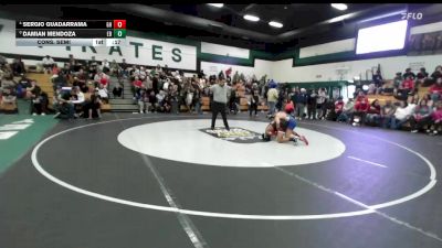 113 lbs Cons. Semi - Sergio Guadarrama, Granite Hills vs Damian Mendoza, East Bakersfield
