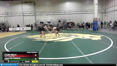 182 lbs Cons. Round 5 - Tyler Wells, Rocky Mountain vs Preston French, Capital