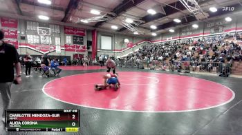 125 lbs Cons. Round 2 - Charlotte Mendoza-Gurrola, Hemet vs Alicia Corona, Valencia