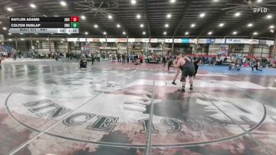 Semifinal - Colton Dunlap, Stillwater Wrestling Club vs Daylon Adams, Scottsbluff Wrestling Club