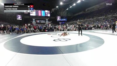 140 lbs Cons. Rd Of 32 - Caroline Owens, MO vs Alyssa Keane, IL