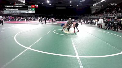 132 lbs Cons. Round 3 - Kekoa Ogawa, Central Catholic vs Terrance Canares, Lincoln (Stockton)