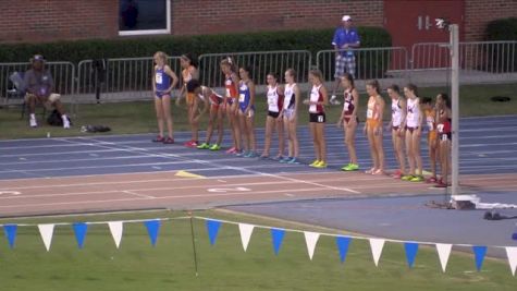 Women's 1500 H01 (Freshman Rebekah Greene runs 4:19)