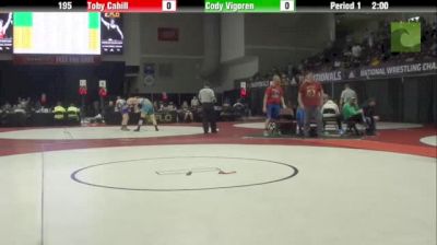 Tanner Cahill (PA) vs. Cody Vigoren (WA)