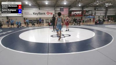 63 kg Cons. Sub-semis - Gabriel Mortensen, MATPAC vs Kelvin Rodriguez, Pennsylvania