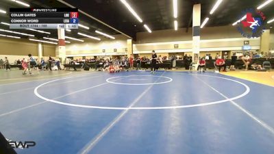 165 lbs Round Of 16 - Collin Gates, Liberty Warriors Wrestling Club vs Connor Word, Legacy Wrestling Club