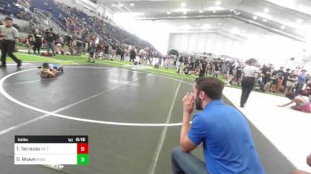 54 lbs 5th Place - Trey Terrazas, No Team vs Dhrumit Bhave, Rancho Bernardo WC