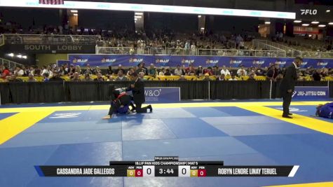 Cassandra Jade Gallegos vs Robyn Lenore Linay Teruel 2026 Pan Kids Jiu-Jitsu IBJJF Championship