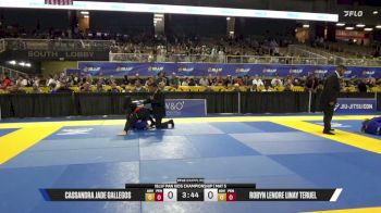 Cassandra Jade Gallegos vs Robyn Lenore Linay Teruel 2026 Pan Kids Jiu-Jitsu IBJJF Championship