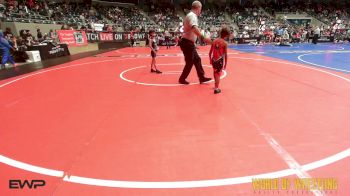 46 lbs Round Of 16 - Drayson Couch, Del City Little League Wrestling vs Bobby Dughi, Miami Wrestling Club