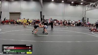 98 lbs Round 3 (8 Team) - Eli Shea, South Side WC Black vs Brett Levine, Savage Underworld