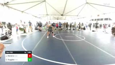 156 lbs Semifinal - Josiah Moreira, Rough House vs Caden Ruggles, Center