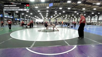 138 lbs Consi Of 8 #2 - Owen Garriques, NJ vs Joshua Stonebraker, NC