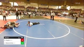 197 lbs Rr Rnd 1 - Sebastian Rogers, San Luis Valley WC vs Jose Beascochea, La Gente WC