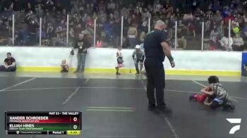 49 lbs Quarterfinal - Xander Schroeder, Michigan Grappler RTC vs Elijah Hines, Dream Team Performance
