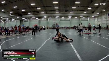 119 lbs Round 5 - Aralyn Hernandez, Scorpions vs Julie Gatto, Clinic Wrestling FXBG