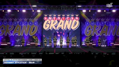 Odyssey Athletics - Zeus [2025 L5 Senior Coed - D2 Day 2] 2025 The American Grand Grand Nationals