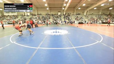 182 lbs Consi Of 16 #2 - Peter Wilson, TN vs Benjamin Cruz, PA