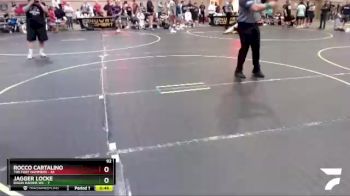 92 lbs Semis & 1st Wrestleback (8 Team) - Rocco Cartalino, The Fort Hammers vs Jagger Locke, Ragin Raisins WC