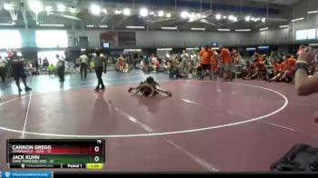 75 lbs Round 7 (8 Team) - Jack Kuhn, Some Tennessee Kids vs Cannon Gregg, Stronghold - Gold