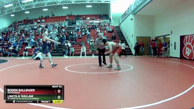 190 lbs Round 2 - Lincoln Shulaw, St Francis De Sales (Columbus) vs Boden Ballinger, Wadsworth