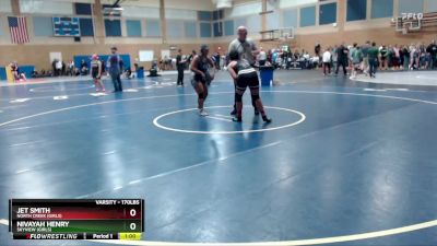 170lbs Cons. Round 5 - Jet Smith, North Creek (Girls) vs Nivayah Henry, Skyview (Girls)