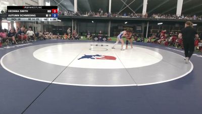 140 lbs Deonna Smith, Indiana vs Autumn Schmeding, Michigan