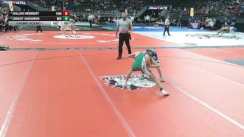 Champ. Round 1 - Dillon Hebbert, Hyannis vs Grady Arduser, Wisner-Pilger
