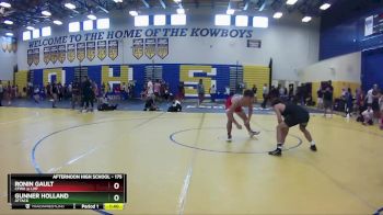 175 lbs Quarterfinal - Gunner Holland, Attack vs Ronin Gault, CFWA @ LHP