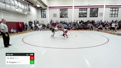 150 lbs Round Of 32 - Ngus Ward, Metrolina Christian vs Webb Boggess, The Westminster School