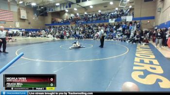 125lbs Semifinal - Felicia Bell, Aberdeen (Girls) vs Micayla Yates, Sedro-Woolley (Girls)