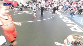 46-49 lbs Rr Rnd 5 - Evelyn Shimonek, Pawhuska Elks Takedown vs Ashtyn Williams, Locust Grove Youth Wrestling