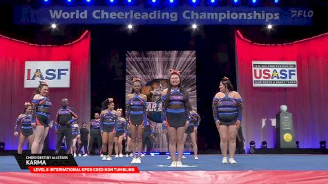 Cheer Destiny Allstars - Karma [2025 L6 International Open Coed Non Tumbling Prelims] 2025 The Cheerleading Worlds