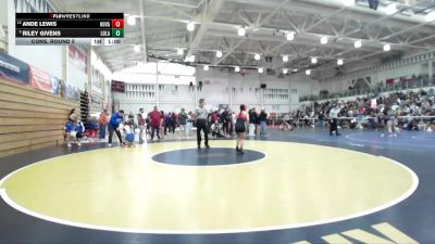 100 lbs Cons. Round 5 - Ande Lewis, Hoopa Valley vs Riley Givens, Lower Lake