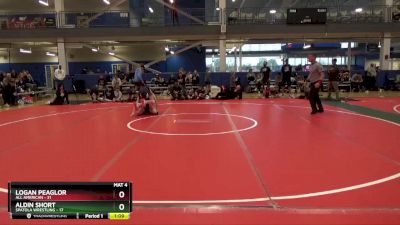 115 lbs Round 3 (16 Team) - Logan Peaglor, All American vs Aldin Short, Spatola Wrestling