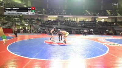 190-4A Cons. Round 2 - Logan Crisp, Cass vs James Cannon, Perry