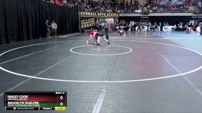 107G Quarterfinal - Brooklyn Duelfer, South Anchorage High School vs Hailey Cook, Wrangell Wolves