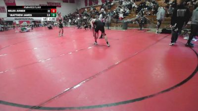 150 lbs Quarterfinal - Matthew James, El Dorado vs Miles Juiner, San Clemente