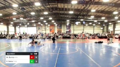 126 lbs Rr Rnd 1 - Wyatt Burns, Attrition Wrestling Gold vs Dominick Sena, Triumph Blue