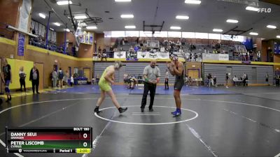 215 lbs Quarterfinal - Danny Seui, Granger vs Peter Liscomb, Cyprus