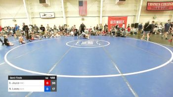 95 lbs Semifinal - Shiloh Joyce, Ruthless WC MS vs Noah Losey, Team Alien 1
