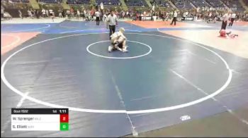 120 lbs Round Of 16 - William Sprenger, Valentine vs Samuel Elliott, North Montana WC