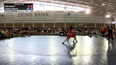 165 lbs John Manley, Ohio vs Chaney Lewis Jr., Pennsylvania Blue