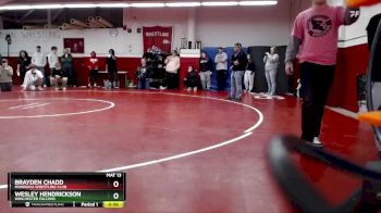 190 lbs Cons. Round 1 - Wesley Hendrickson, Winchester Falcons vs Brayden Chadd, Monrovia Wrestling Club